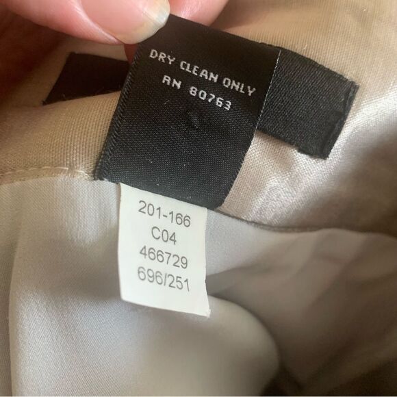 Body by Victoria Chic Wool Skirt with Ribbon & Button Trim - Picture 6 of 6